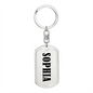 Sophia v01 - Luxury Dog Tag Keychain