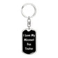 Love My Missouri Fox Trotter v2 - Luxury Dog Tag Keychain