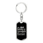 Airedale Terrier v2 - Luxury Dog Tag Keychain