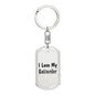 Love My Rottweiler - Luxury Dog Tag Keychain