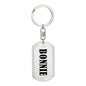Bonnie v01 - Luxury Dog Tag Keychain