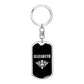 Elizabeth v02a - Luxury Dog Tag Keychain