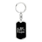 Pekapoo v2 - Luxury Dog Tag Keychain