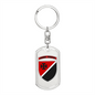 131st Reconnaissance Battalion (Ukraine) - Luxury Dog Tag Keychain