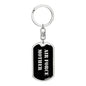 Air Force Mother v2 - Luxury Dog Tag Keychain