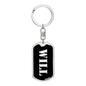 Will v3 - Luxury Dog Tag Keychain