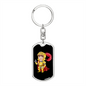 Knight 05-2 - Luxury Dog Tag Keychain