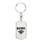 Rachel v01a - Luxury Dog Tag Keychain