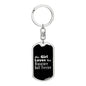 Miniature Bull Terrier v2 - Luxury Dog Tag Keychain