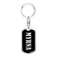 Myrna v02 - Luxury Dog Tag Keychain
