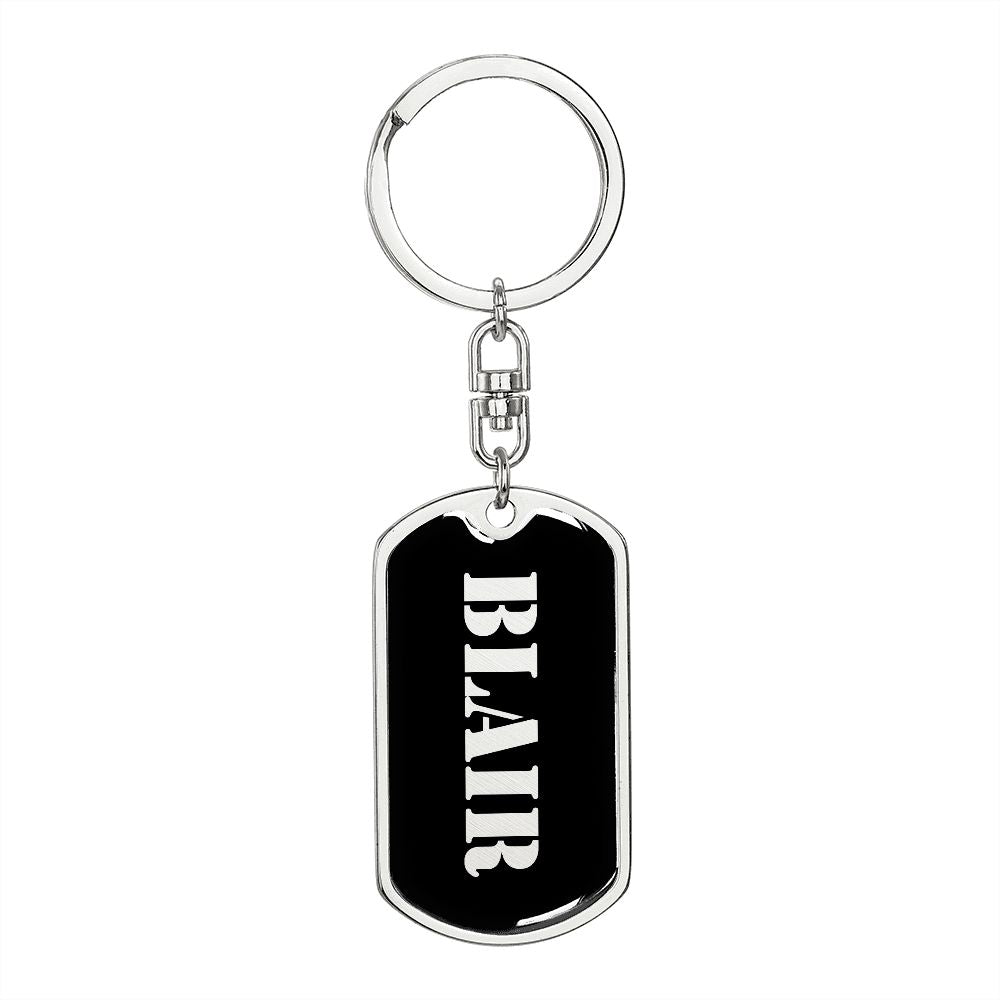 Blair v2 - Luxury Dog Tag Keychain