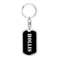 Hollis v2 - Luxury Dog Tag Keychain