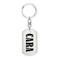 Cara v01 - Luxury Dog Tag Keychain