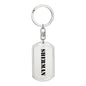 Sherman - Luxury Dog Tag Keychain
