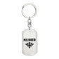 Mildred v01a - Luxury Dog Tag Keychain