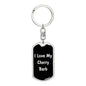 Love My Cherry Barb v2 - Luxury Dog Tag Keychain