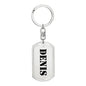 Denis - Luxury Dog Tag Keychain