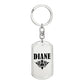 Diane v01a - Luxury Dog Tag Keychain