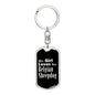 Belgian Sheepdog v2 - Luxury Dog Tag Keychain
