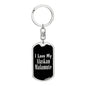 Love My Alaskan Malamute v2 - Luxury Dog Tag Keychain