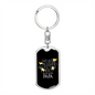 We Just Call Him Papa - Luxury Dog Tag Keychain