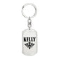 Kelly v01a - Luxury Dog Tag Keychain