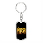 The Walking Dad - Luxury Dog Tag Keychain