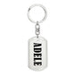 Adele v01 - Luxury Dog Tag Keychain