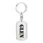 Glen - Luxury Dog Tag Keychain