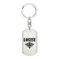 Louise v01a - Luxury Dog Tag Keychain
