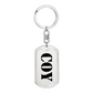 Coy - Luxury Dog Tag Keychain