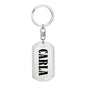 Carla v01 - Luxury Dog Tag Keychain