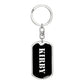 Kirby v2 - Luxury Dog Tag Keychain