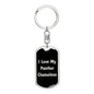 Love My Panther Chameleon v2 - Luxury Dog Tag Keychain