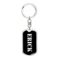 Erick v3 - Luxury Dog Tag Keychain