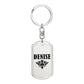 Denise v01a - Luxury Dog Tag Keychain