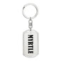 Myrtle v01 - Luxury Dog Tag Keychain