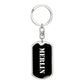 Merlin v2 - Luxury Dog Tag Keychain