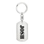 Josh - Luxury Dog Tag Keychain