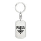 Paula v01a - Luxury Dog Tag Keychain