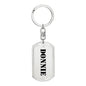 Donnie - Luxury Dog Tag Keychain