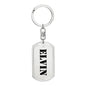 Elvin - Luxury Dog Tag Keychain