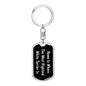 West Highland White Terrier's Home v2 - Luxury Dog Tag Keychain