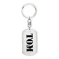 Tom - Luxury Dog Tag Keychain