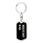 Military Dad v2 - Luxury Dog Tag Keychain