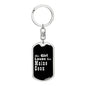 Maine Coon v2 - Luxury Dog Tag Keychain