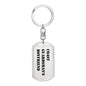 Coast Guardsman's Boyfriend - Luxury Dog Tag Keychain