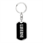 Laverne v02 - Luxury Dog Tag Keychain