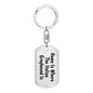 Italian Greyhound's Home - Luxury Dog Tag Keychain