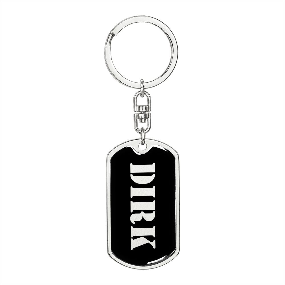 Dirk v2 - Luxury Dog Tag Keychain